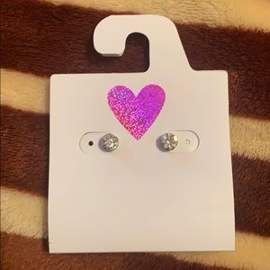 Nice cute silver earrings